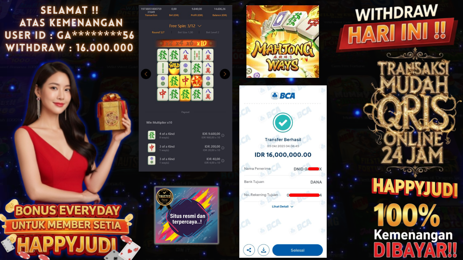 HAPPYJUDI JACKPOT SLOT MAHJONG WAYS